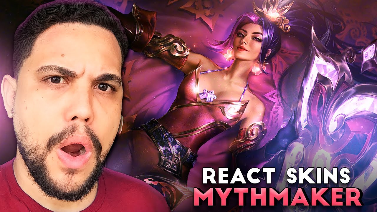 REACT: SKINS MYTHMAKER (CRIADORES MÍTICOS) | LEAGUE OF LEGENDS | LOL