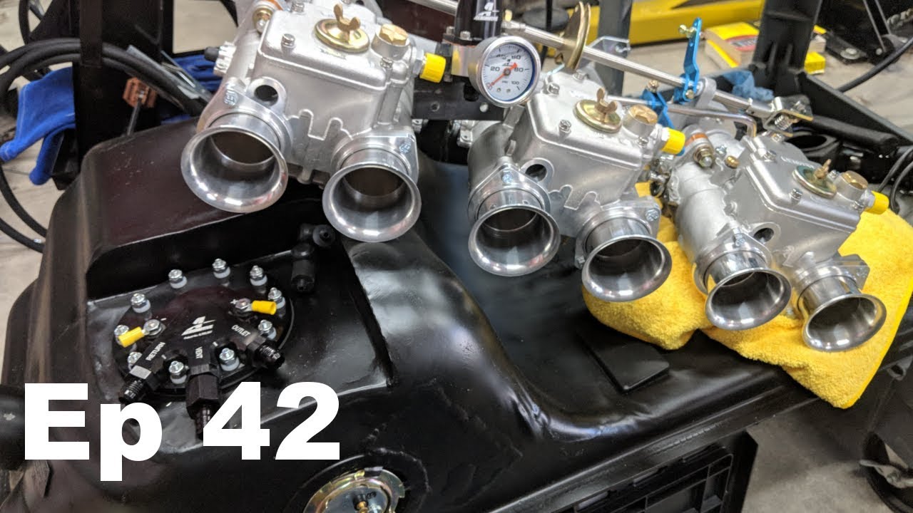 Топливный насос Aeromotive In Tank Fuel Pump Jenvey ITBs & FPR (макет) &mdash; сборка Datsun 240z &mdash; Эпизод 42 &mdash; Panchos Garage