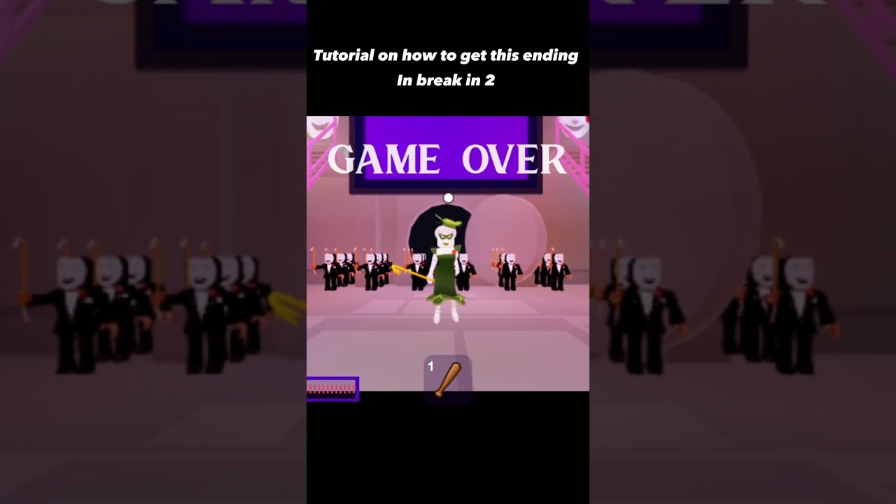 How to get this ending in break in 2 