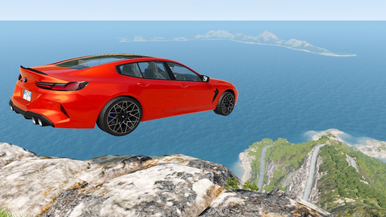 Cliff Drops Crashes - BeamNG.drive