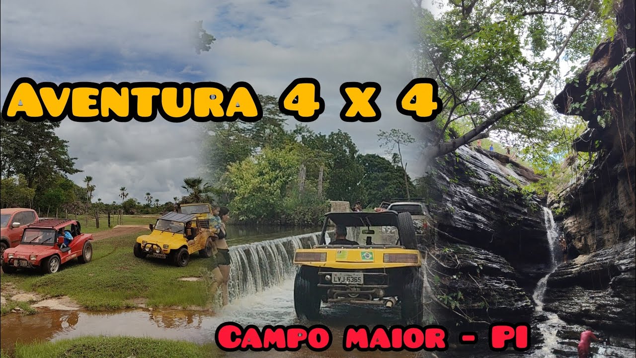 CIRCUITO DAS ÁGUAS em CAMPO MAIOR PI com Teresina Buggy Baja | Cachoeiras Serra Santo Antônio 