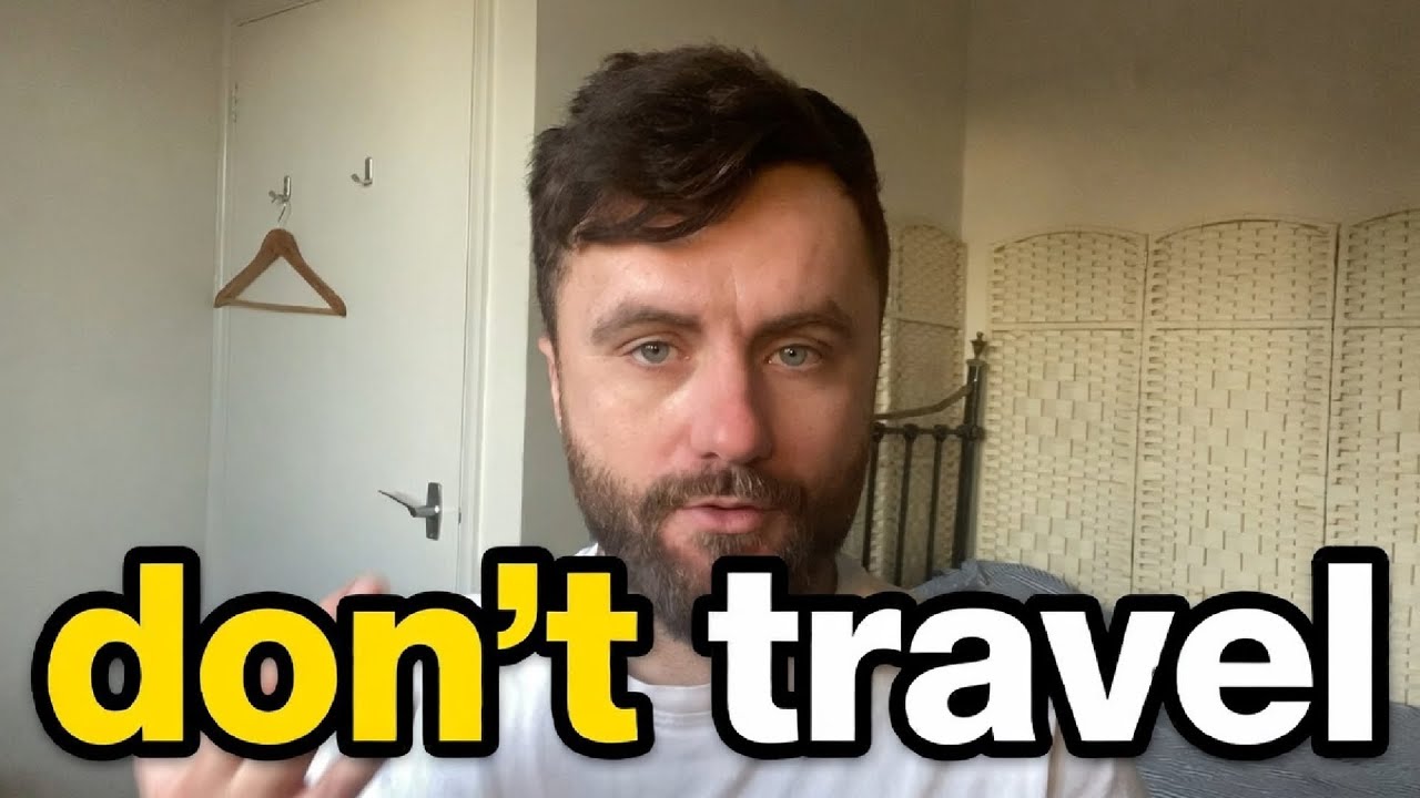travelling won't solve your issues but…