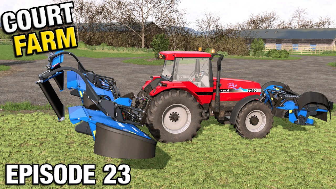 UPGRADING MY MOWER SETUP Court Farm Country Park FS22 Ep 23