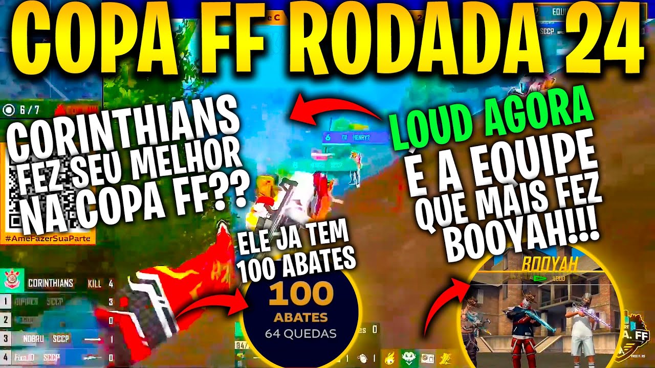 COPA FF - CORINTHIANS AMASSA GERAL, LOUD FAZ RECORD DE BOOYAH, LOS GRANDES COME&Ccedil;OU AMASSANDO!