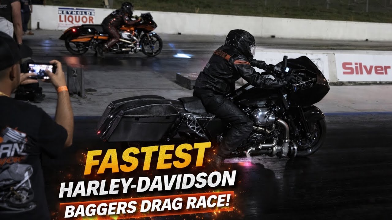 Суперкубок гонок на мотоциклах Harley-Davidson! Лучшие гонщики страны!