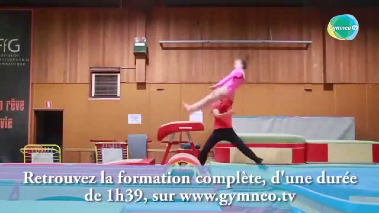 Vid&eacute;o de gymnastique : pr&eacute;sentation de la formation sur le Tsukahara au saut de cheval GymneoTV