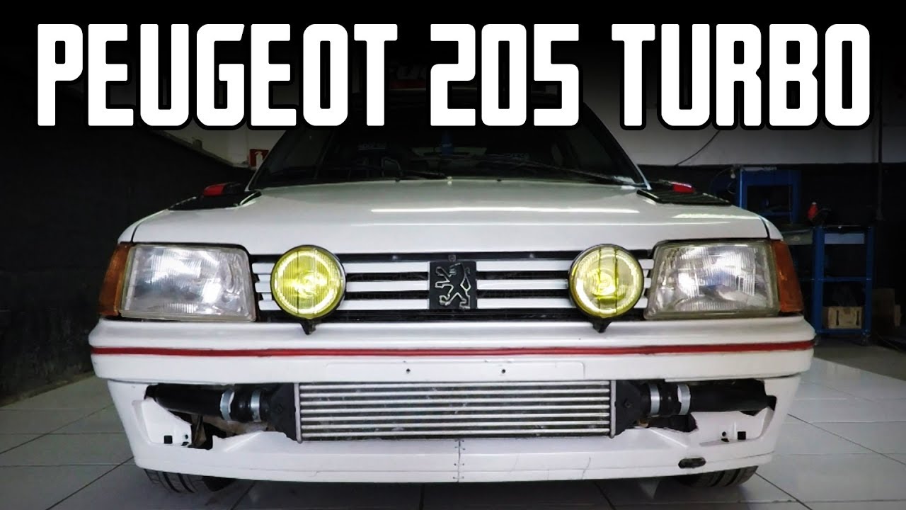Peugeot 205 XSI 1.4 Turbo Intercooler FT300, correções e acerto fino