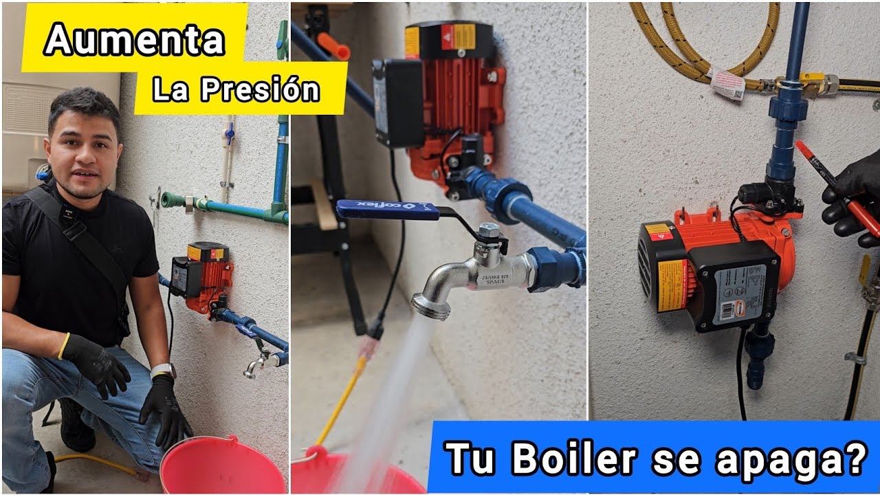 El mejor Video para aumentar la presión del agua / Como instalar una Bomba Presurizadora