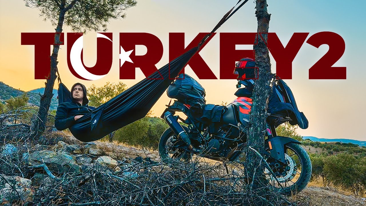 Přespávám v divoké přírodě Pamukkale 🇹🇷 Turecko2 🖖🏻 MotoRoadTrip4