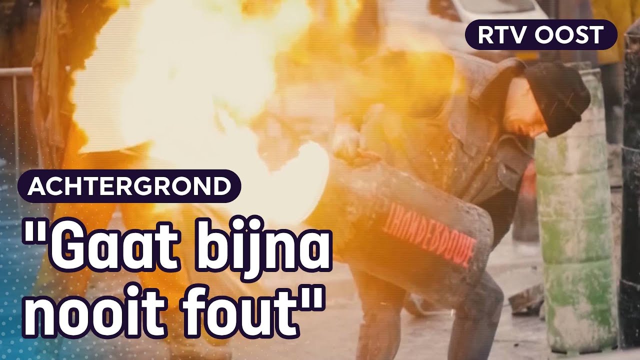 Carbidschieten met deksel in bebouwde kom: gevaarlijk of niet? | RTV Oost