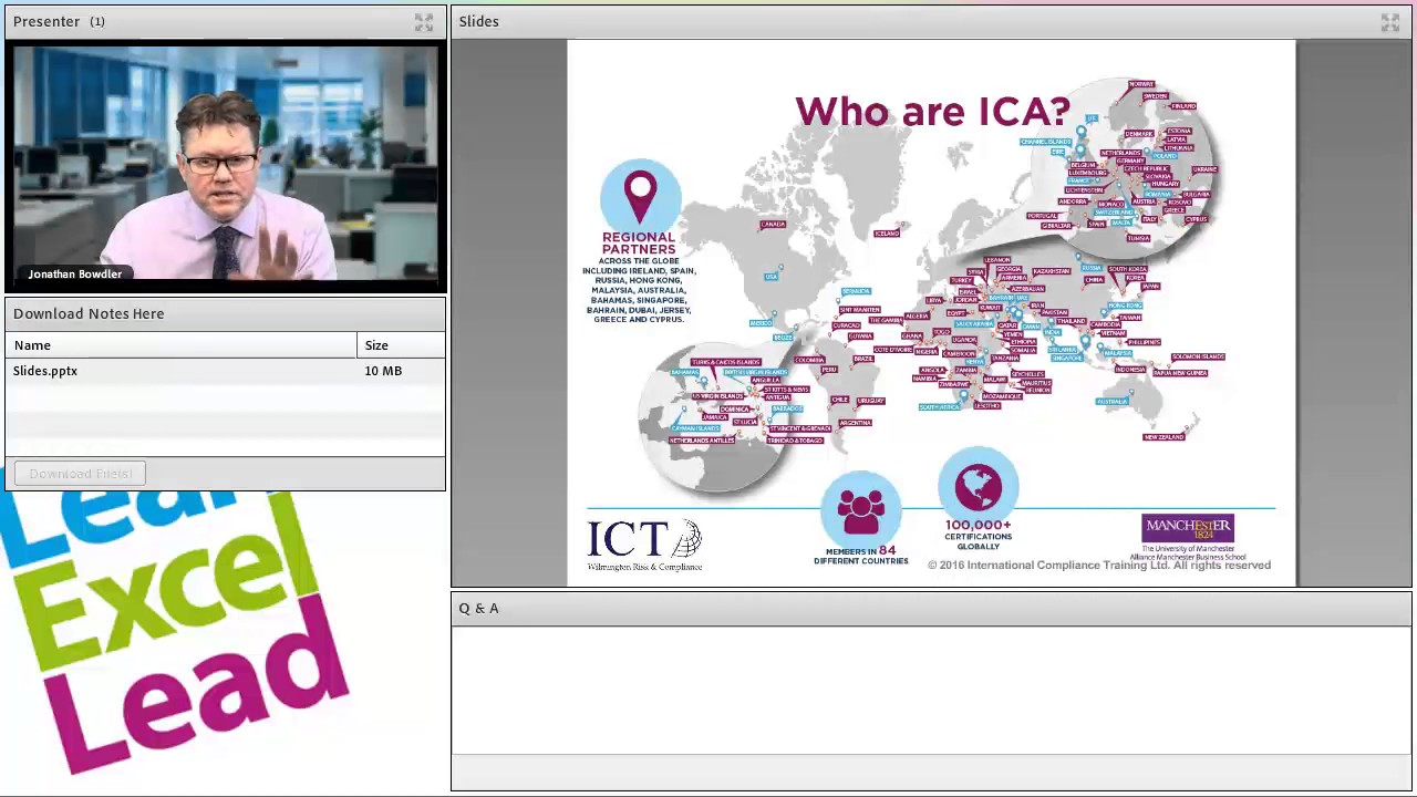 Live Q&A - Studying ICA qualifications with International Compliance Training