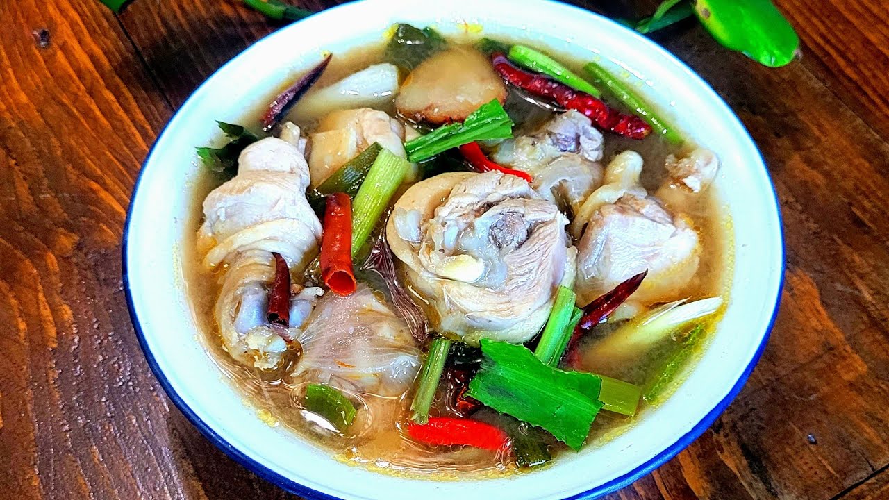 Thai Tom Yum Chicken | Spicy Chicken Soup