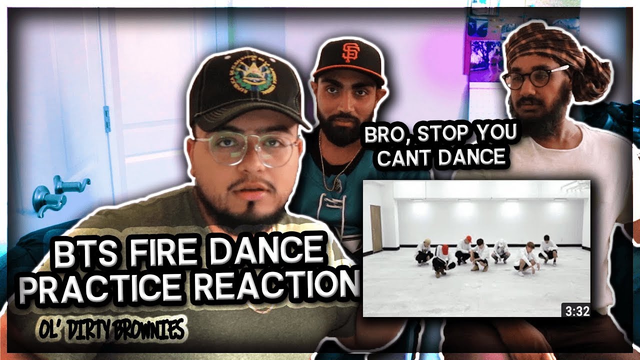BTS (방탄소년단) '불타오르네 (FIRE)' Dance Practice | REACTION | Ol Dirty Brownies