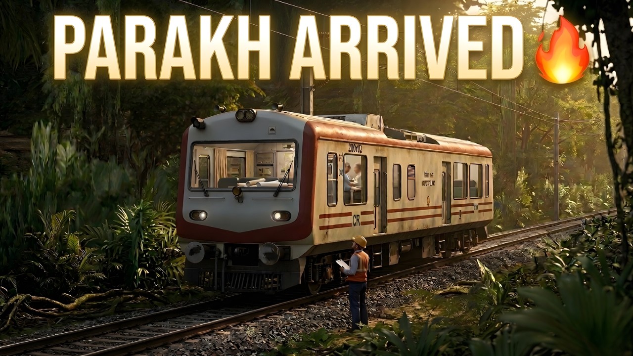 🚆PARAKH Inspection Van Released in MSTS | India’s New Self Propelled Inspection Train | First Look 🔥