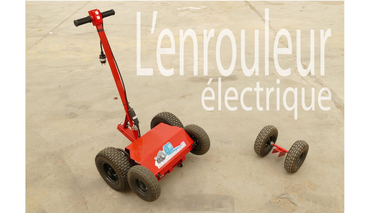Enrouleur électrique pour jeux gonflables