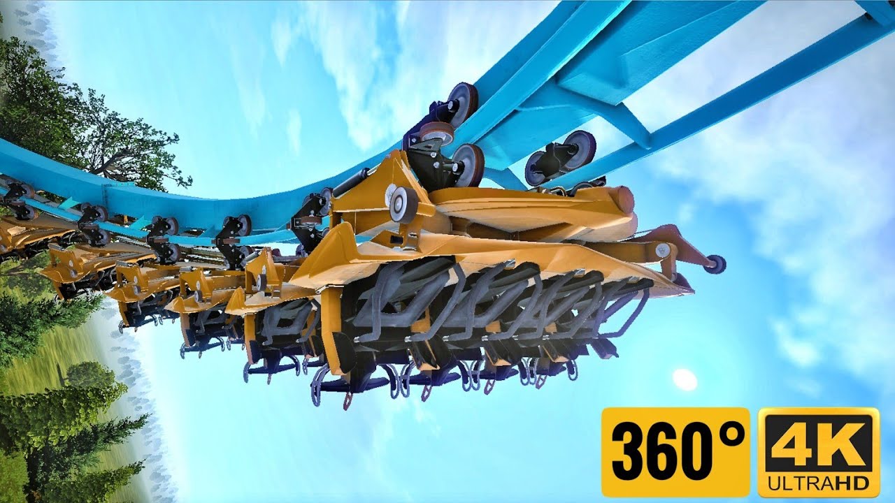 POV 360° Day & Night Rollercoaster 3D VR Simulator 360 도 롤러코스터 ジェットコースター