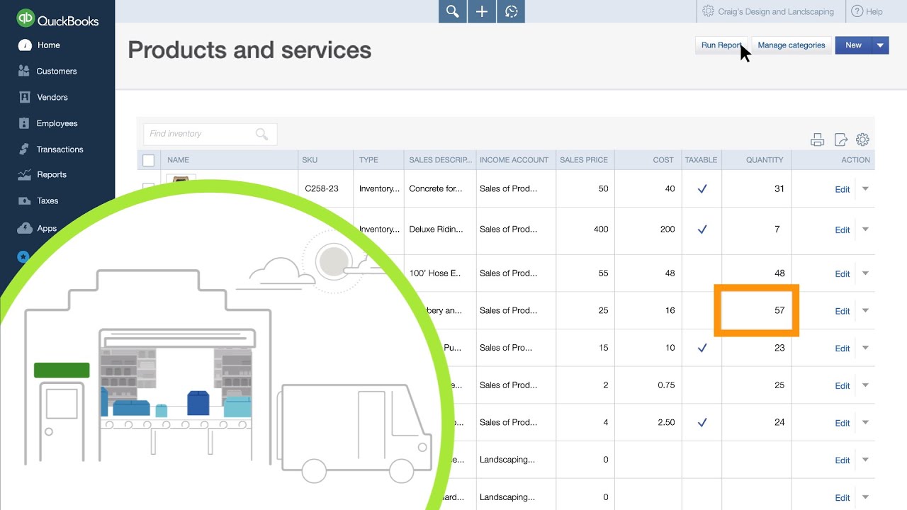 QuickBooks Inventory