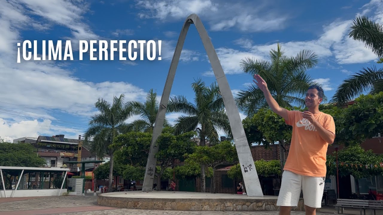 Así se vive en el PUEBLO con el MEJOR CLIMA de Colombia 🇨🇴 El PARAÍSO con clima perfecto