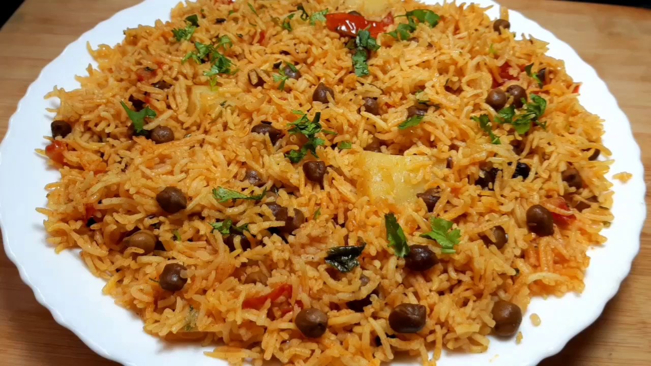 CHANA PULAO RECIPE l HOW TO MAKE CHANA PULAO l चना पुलाव