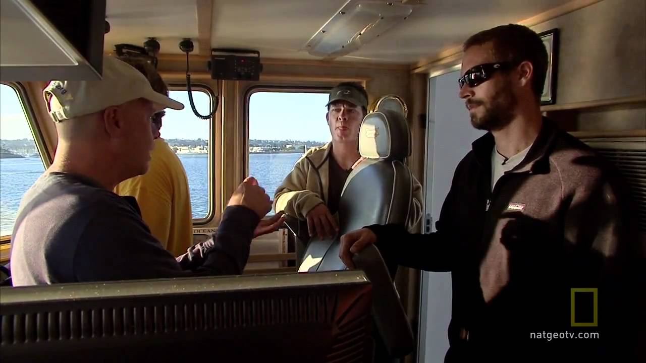 SHARK MEN - MALIBU - CREW IN WHEELHOUSE