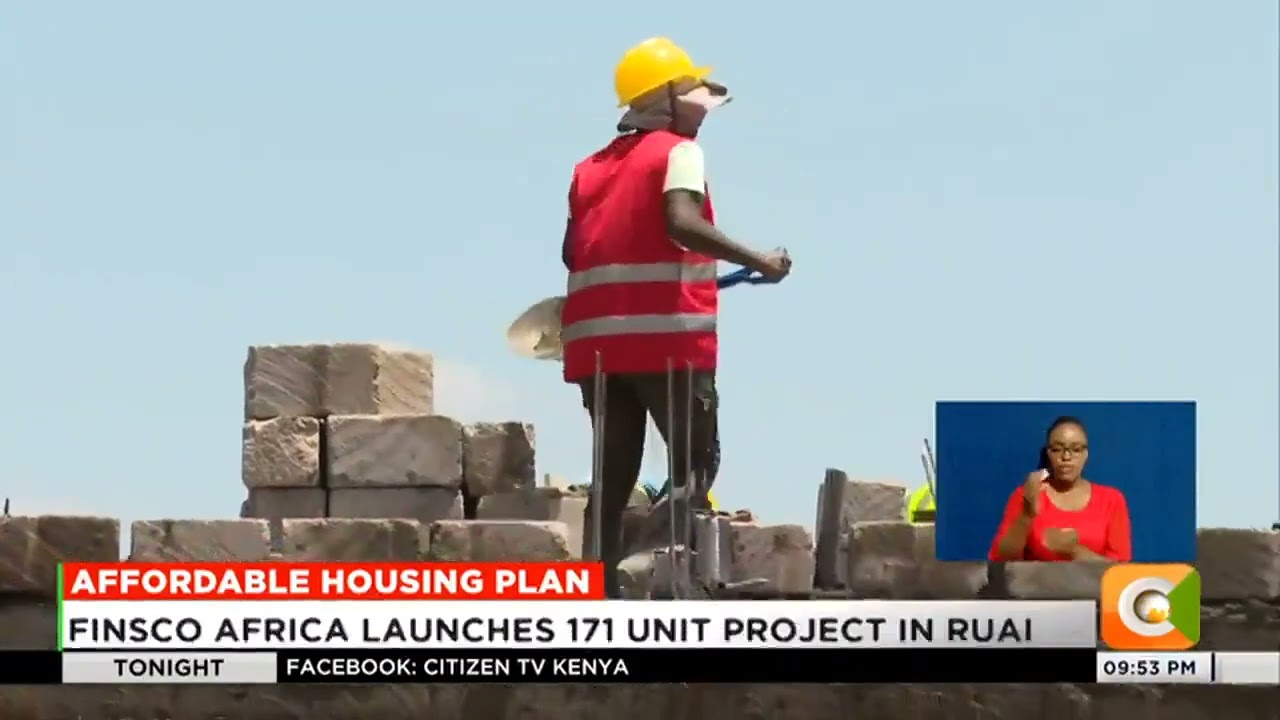 Finsco Africa launches 171 unit project in Ruai - Citizen TV