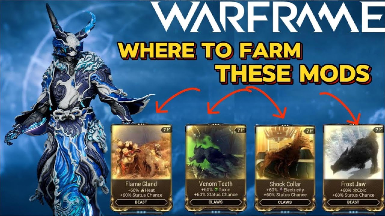 WHERE TO FIND FROST JAW, VENOM TEETH, SHOCK COLLAR, FLAME GLAND