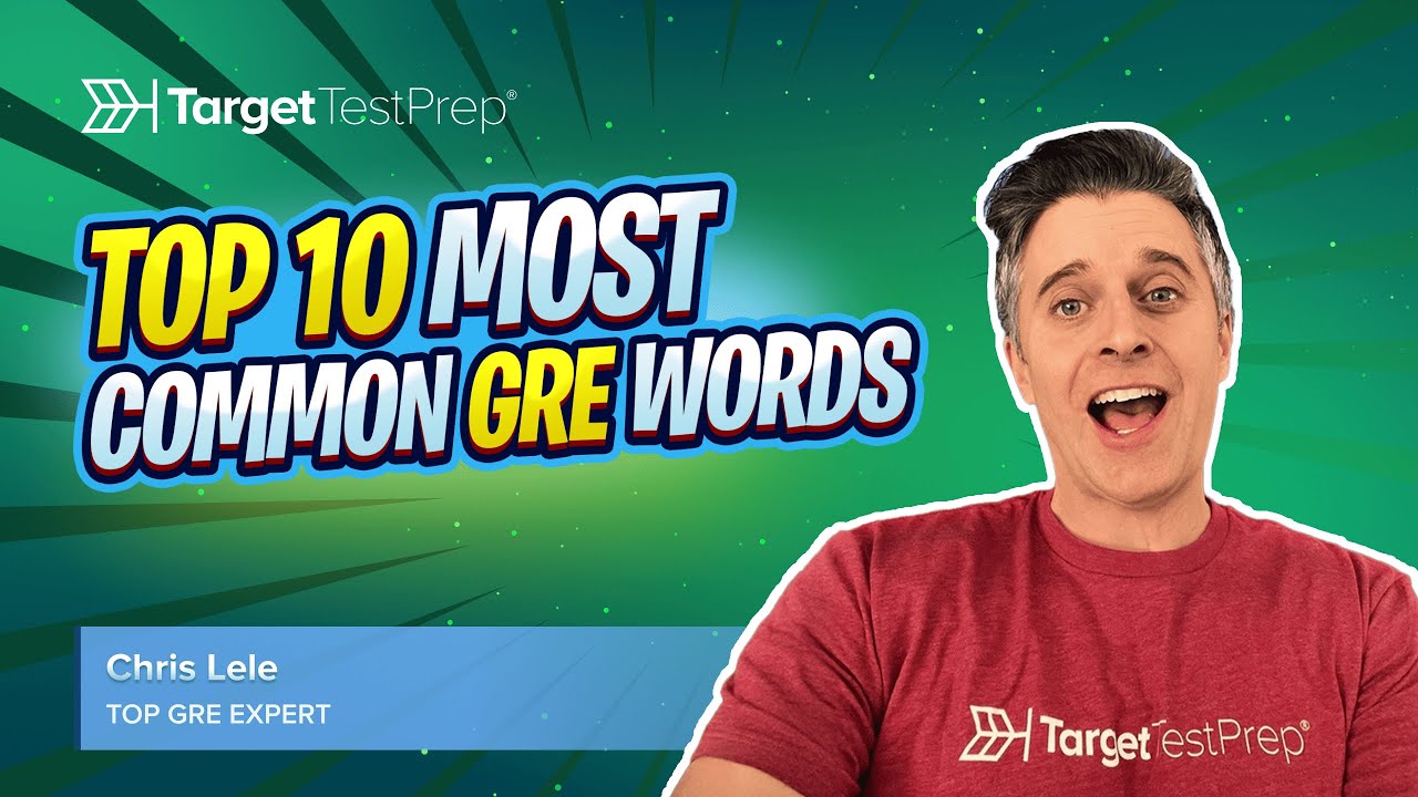 Top 10 Most Common GRE Words 👨‍💻 #GRETips by #ChrisLele