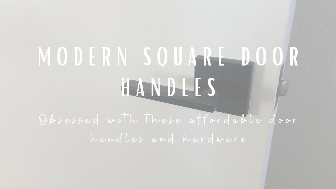 Upgrade Your Home Decor with These Sleek Matte Black Door Handles