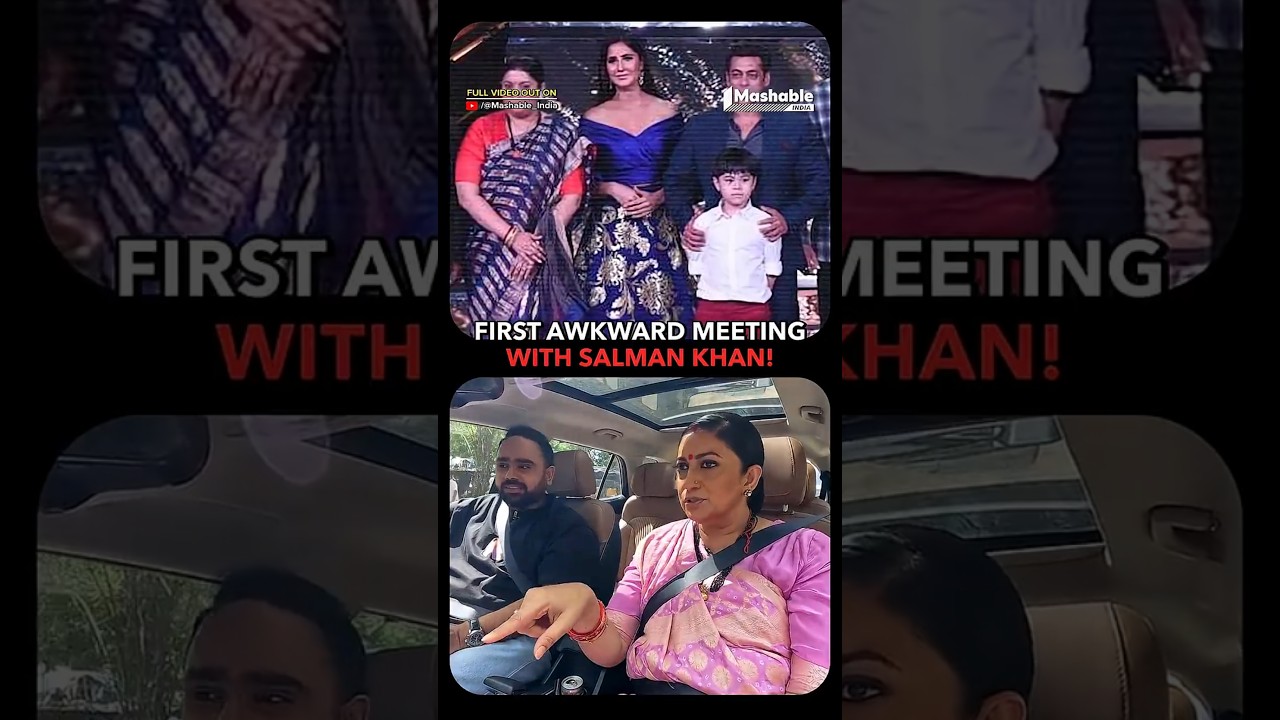Smriti Irani's Most Awkward Moment With Salman Khan! 😳 | Mashable India | #viral #shorts