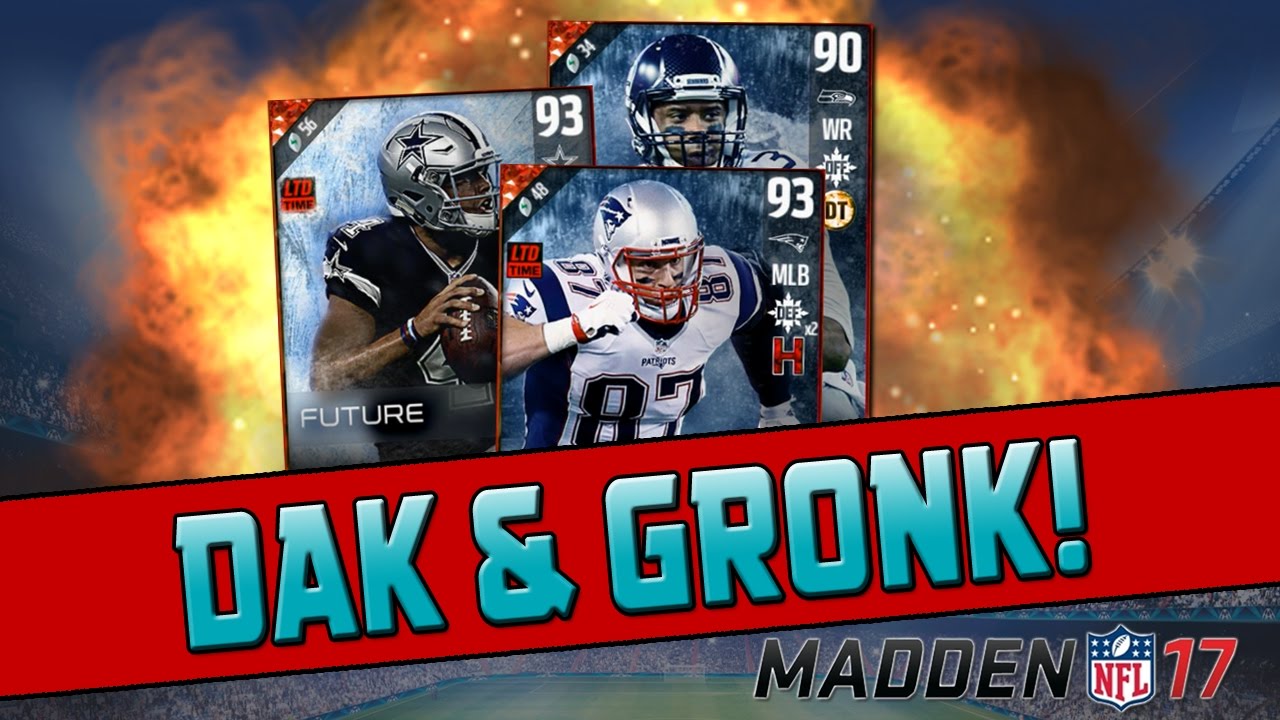 Limited Dak & MLB Gronk! | Madden 17 Ultimate Team - 12/28 Gifts & Contracts