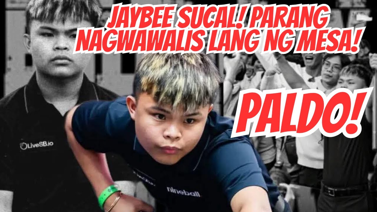 JAYBEE SUCAL! PARANG NAGWAWALIS LANG NG MESA!