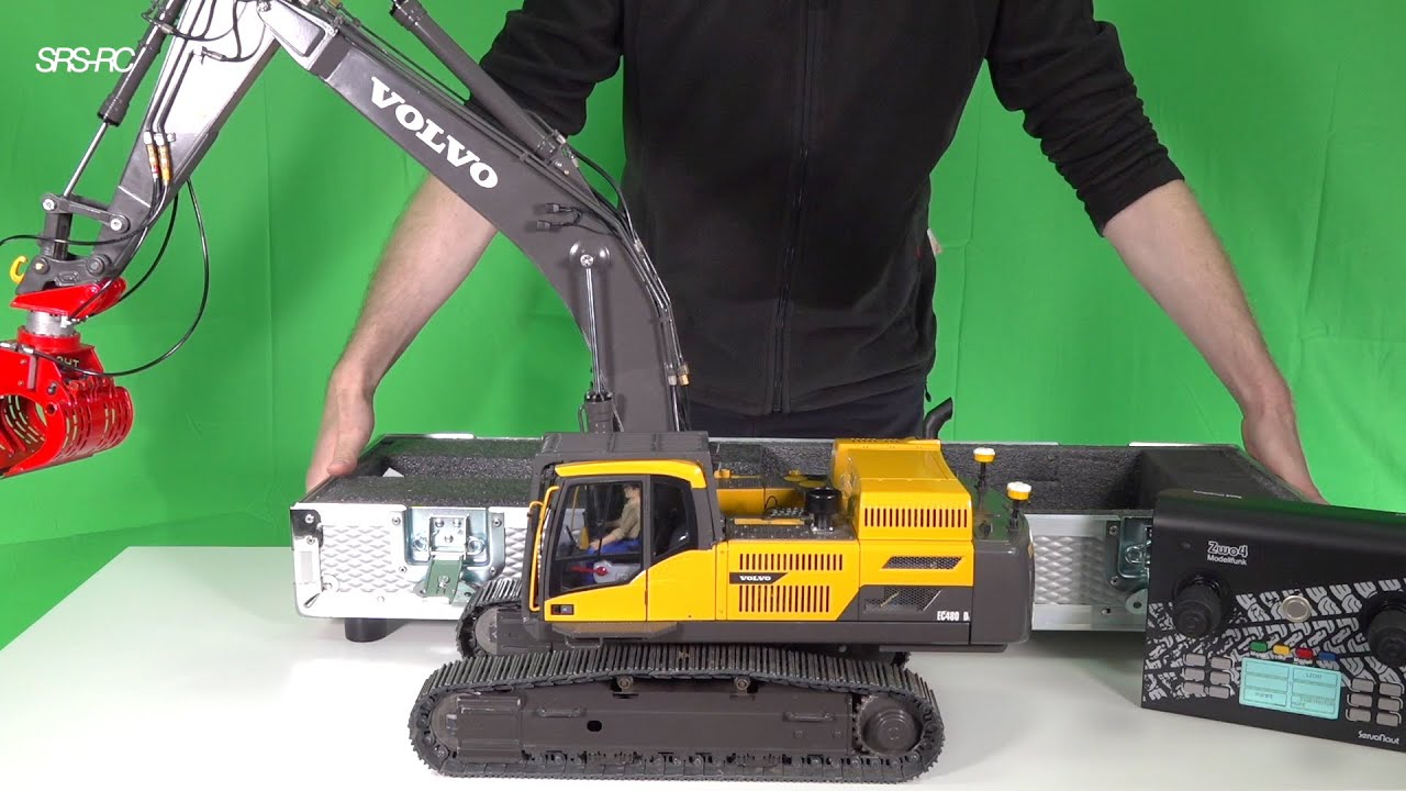 HIGH DETAILED HYDRAULIC RC VOLVO EC480 D EXCAVATOR// THS RC DIGGER WITH DEMOLITION GRABBER