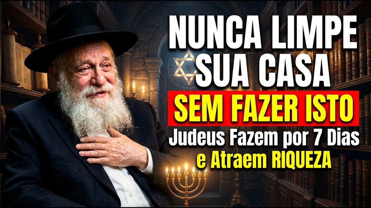 NUNCA Limpe Sua Casa Sem Fazer ISTO — Como Judeus Atraem Prosperidade Há Séculos | Cabala
