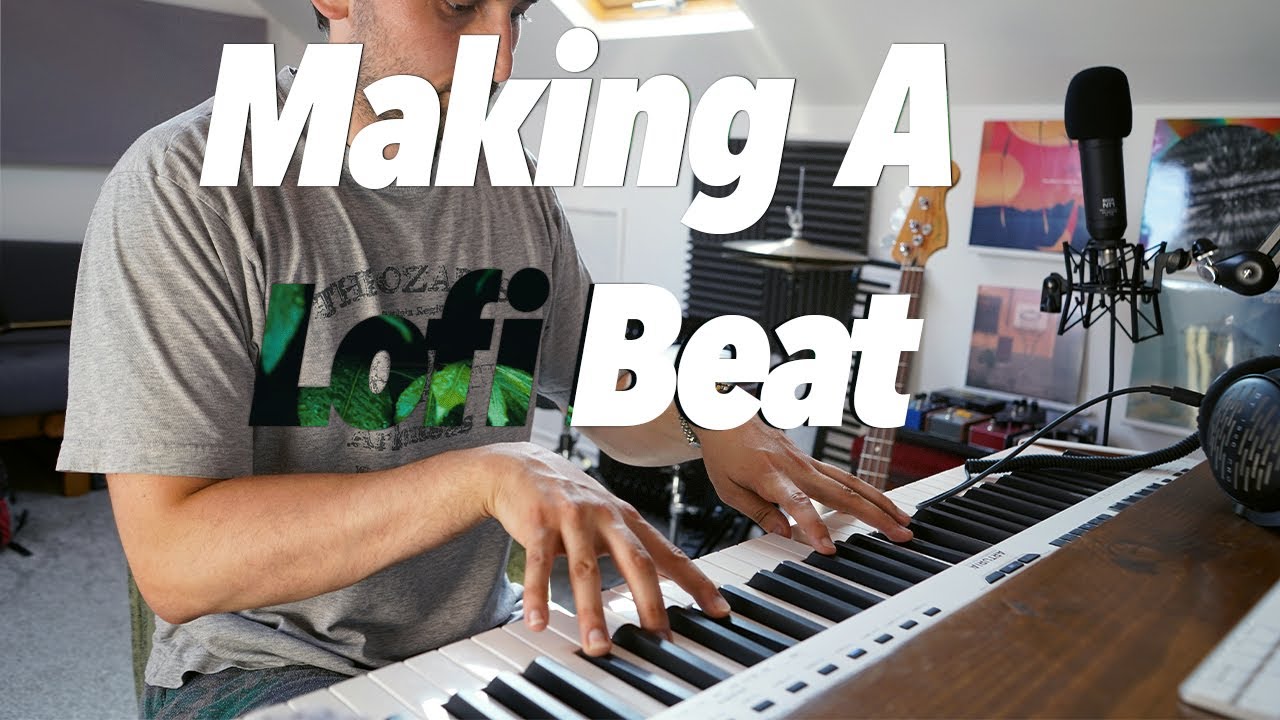 Making a Lofi Hip Hop Beat From Scratch Using E - Piano [Idea Creation + Track Building]