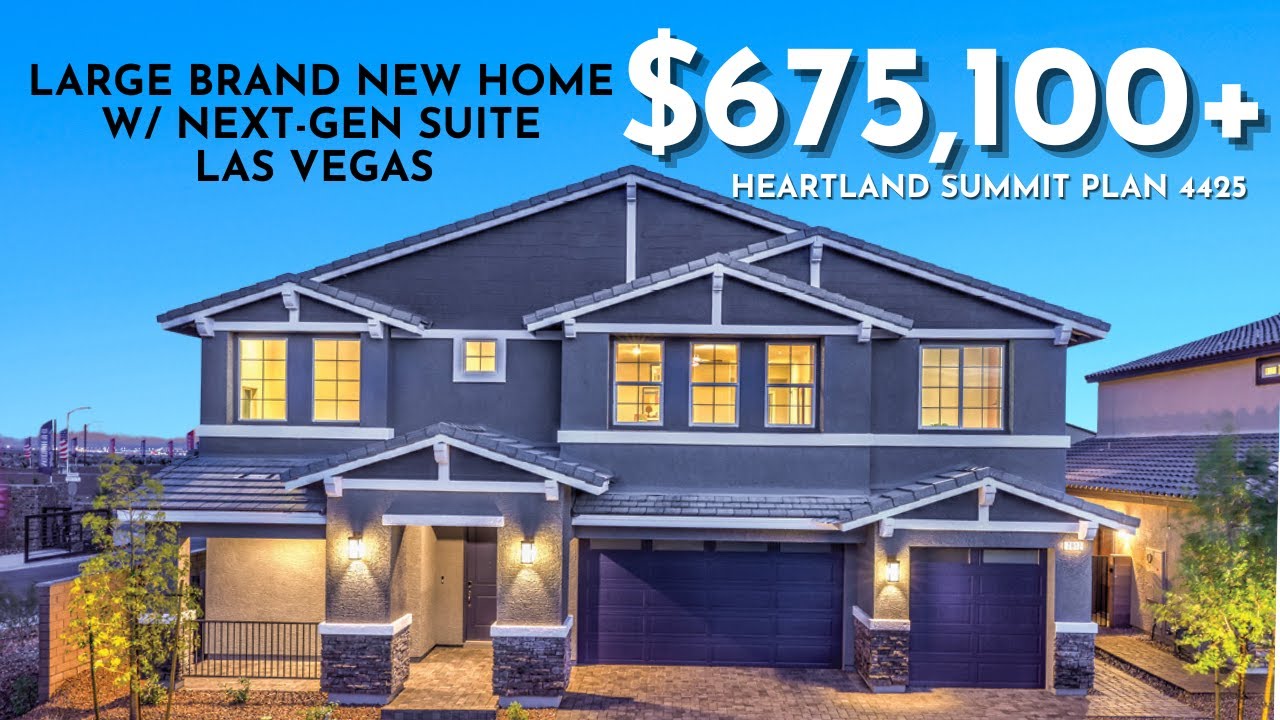GREAT FIND! 6 Bedroom Las Vegas Home w/ Multi Gen Suite DR Horton Heartland Summit Plan 4425