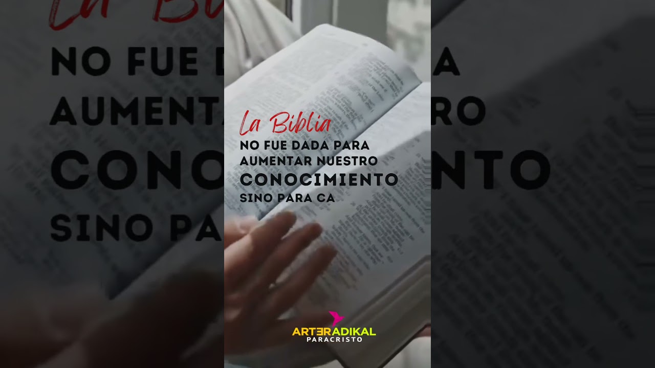 La Biblia no fue dada para  nuestro conocimiento. D.L MOODY