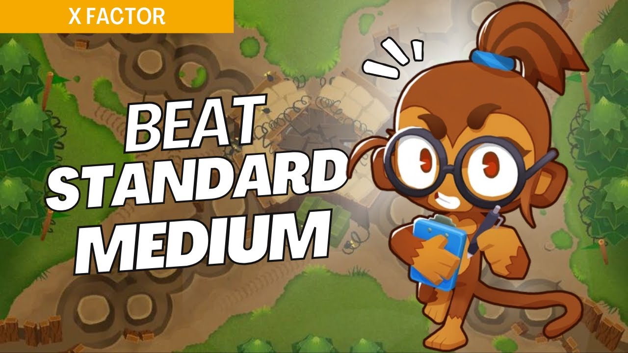 How to Beat Standard (Medium) on X-Factor - BTD6 Strategy