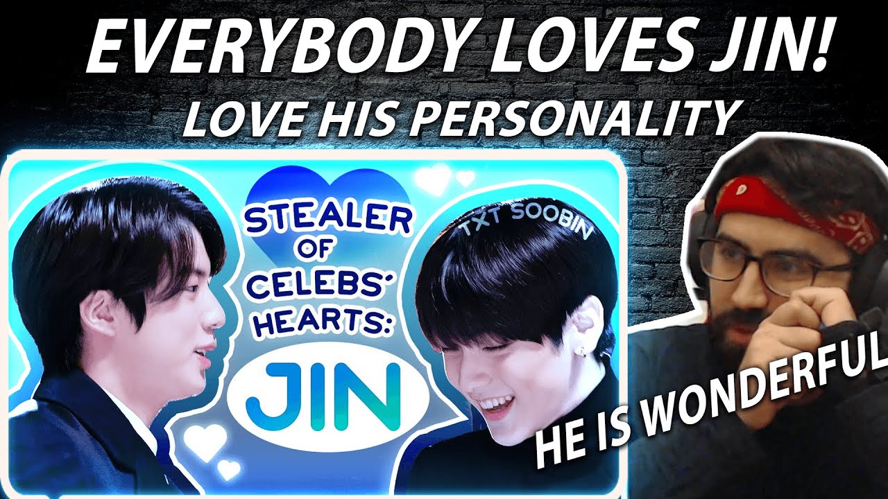 He's absolutely wonderful - jin stealing celebrities' hearts!|  Reaction