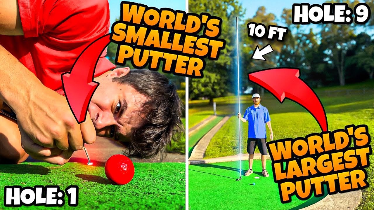 Playing Mini Golf BUT EVERY Hole your Putter gets CRAZIER!