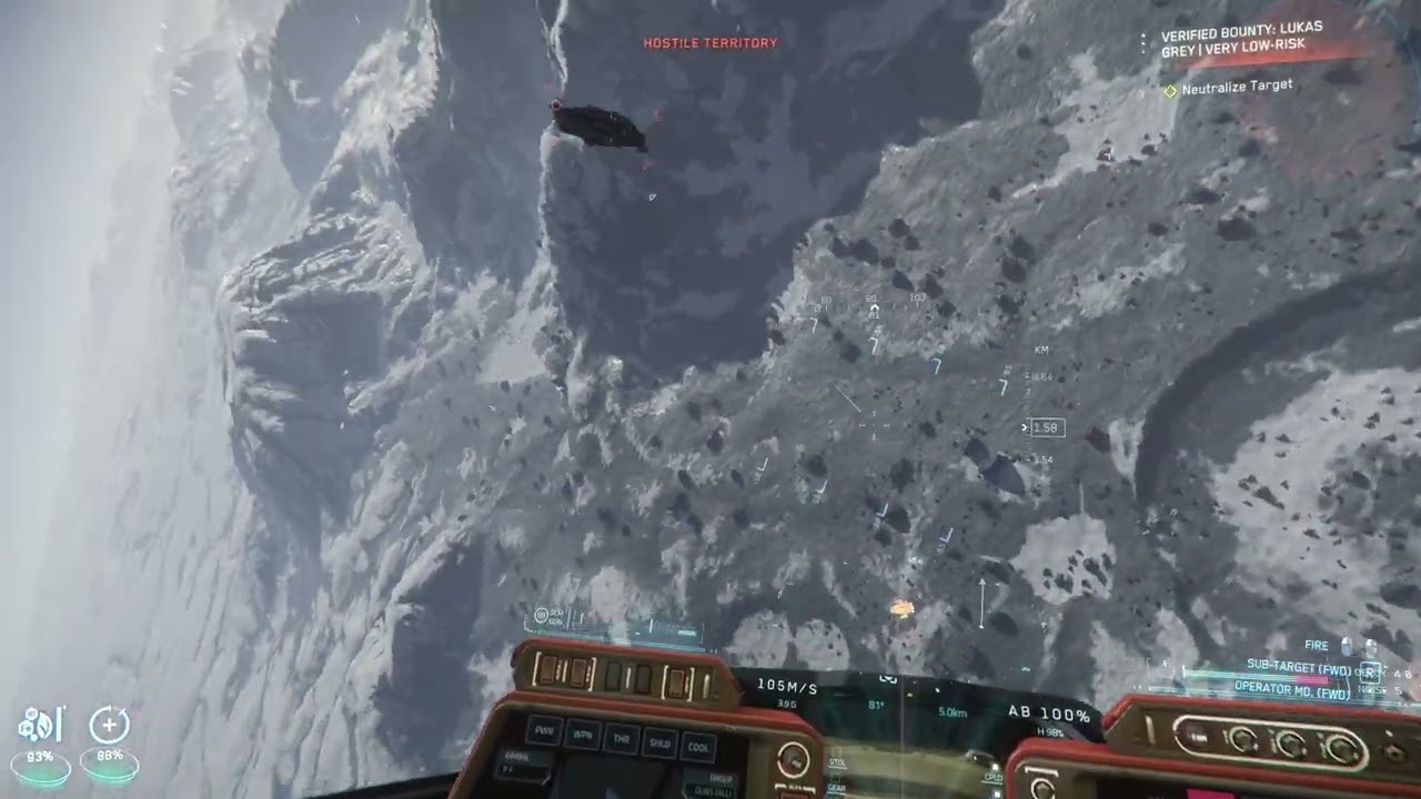 Wanted: VLRT - Mission Gameplay - Sabre Firebird - Star Citizen [4.4] [2068]