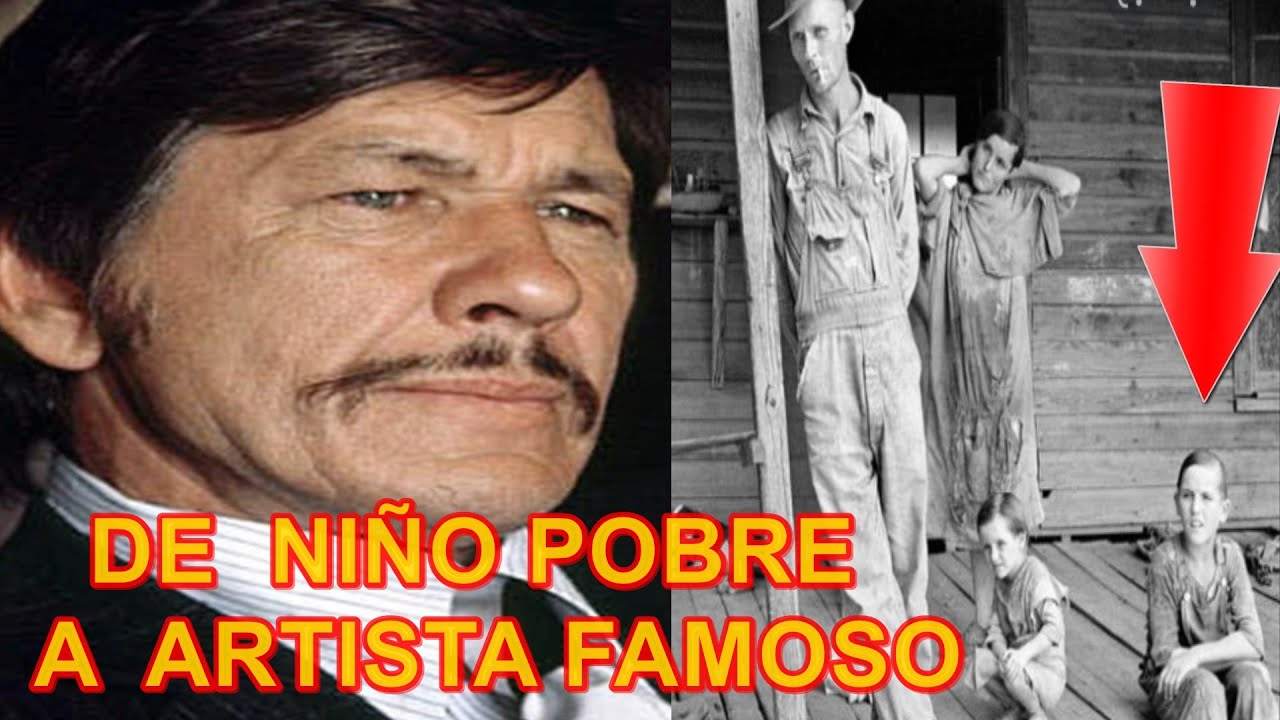 CHARLES BRONSON   EL NI&Ntilde;O POBRE QUE SACABA CARBON QUE SE CONVIRTI&Oacute; EN UNA FIGURA DE DUREZA