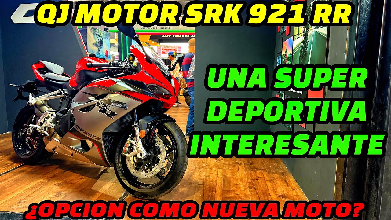 NUEVA QJMOTOR SRK 921 RR 2026🔥DEPORTIVA CON COMPONENTES DE ALTA CALIDAD✅QUE MOTO TAN COMPLETA😱😍