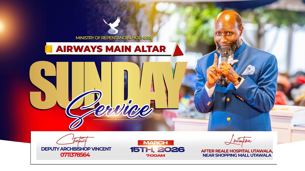 SUNDAY SERVICE - AIRWAYS MAIN ALTAR - MARCH 15, 2026