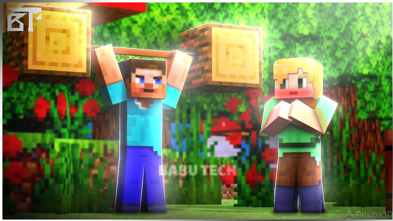 Steve Impress Alex | Babu Tech | Prisma 3D Minecraft Animation