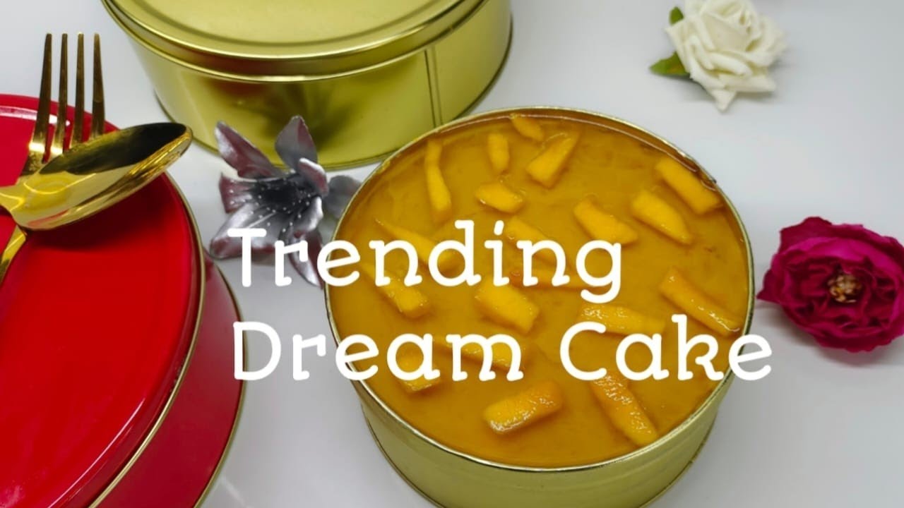 Trending Dream Cake | Mango Dream Cake| 5 in 1 Torte Cake | New Cakes | Trending Cakes Jasmins bakes