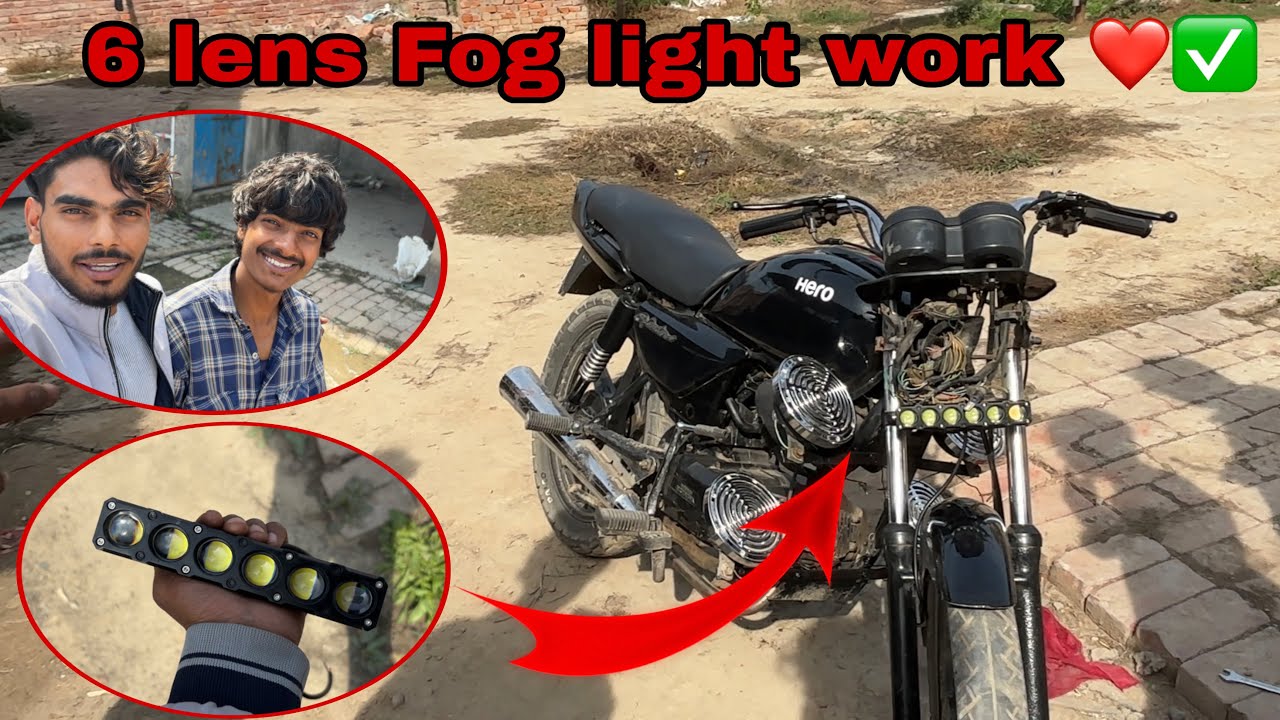 आज karva दिया apni bike में light का kaam😱✅।Ankit saini ।Video❤️।