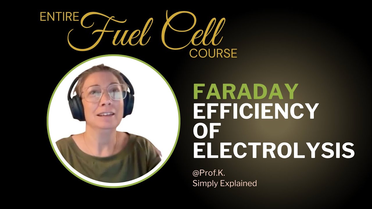 Faraday efficiency electrolyser fuel cell engineering