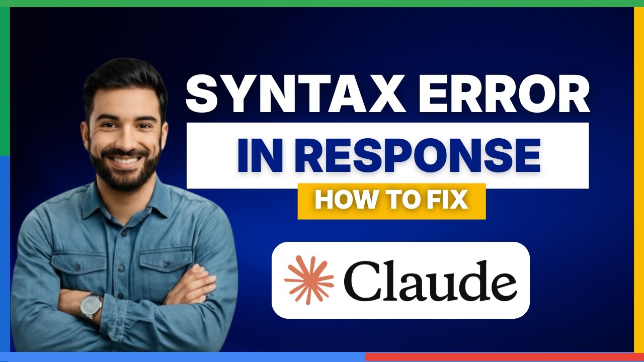 How to fix Claude Code syntax error in response [FULL GUIDE]