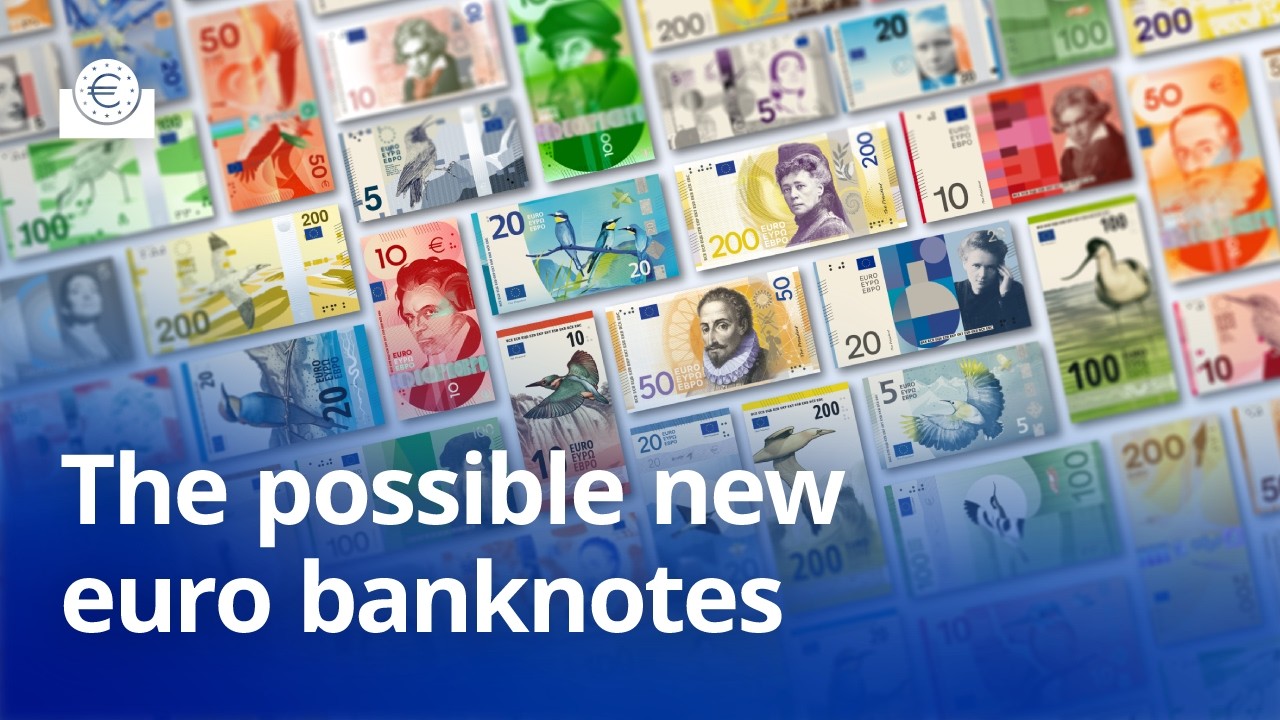 Euro banknotes shortlisted design proposals