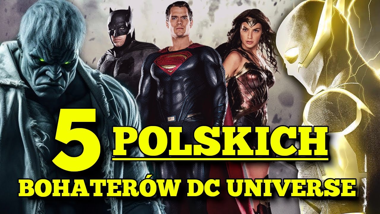 5 Polskich Bohater&oacute;w z DC Universe